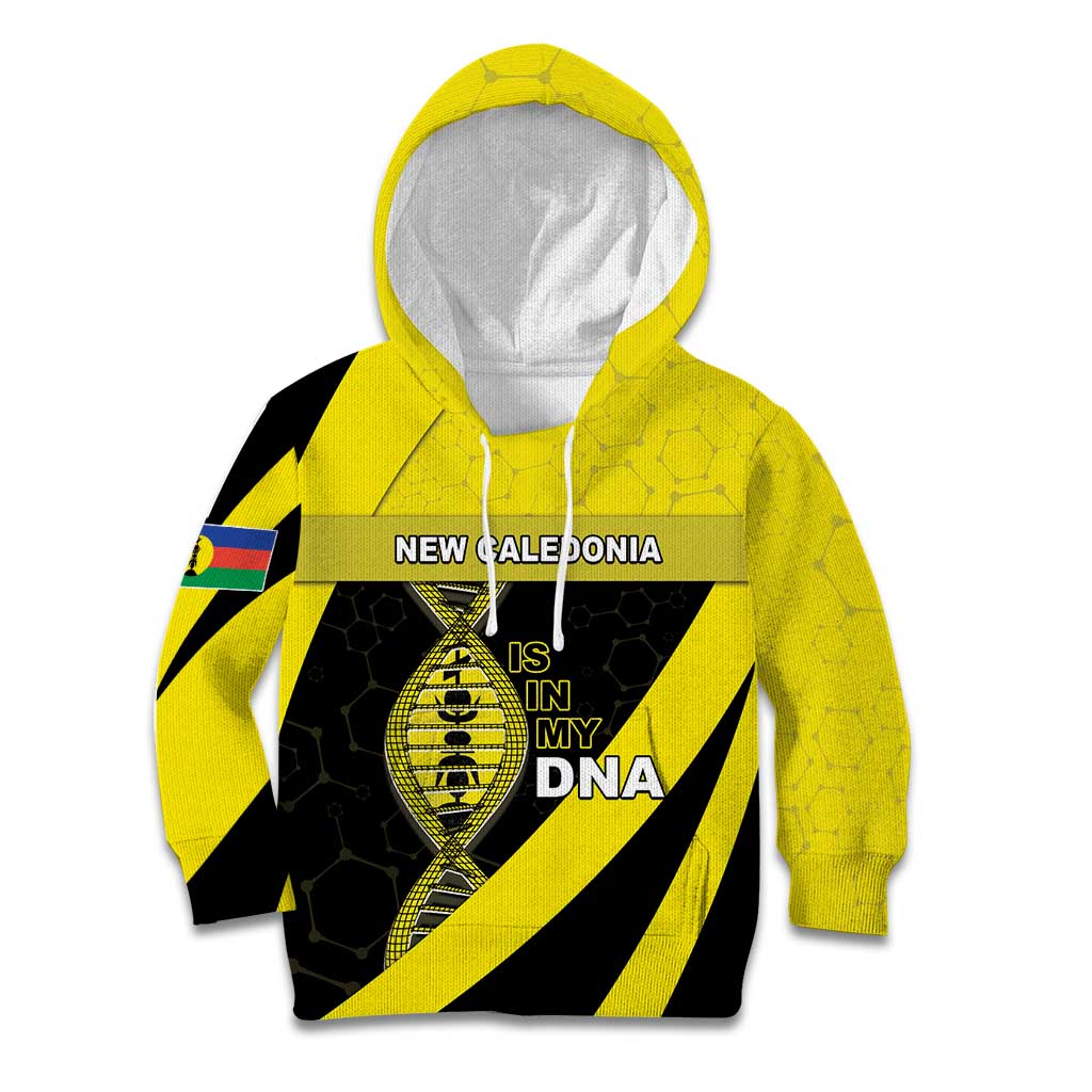 New Caledonia Is In My DNA Kid Hoodie DT05 Hoodie Yellow - Polynesian Pride