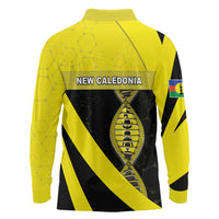 New Caledonia Is In My DNA Long Sleeve Polo Shirt DT05 - Polynesian Pride