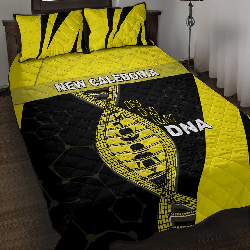 New Caledonia Is In My DNA Quilt Bed Set DT05 Yellow - Polynesian Pride