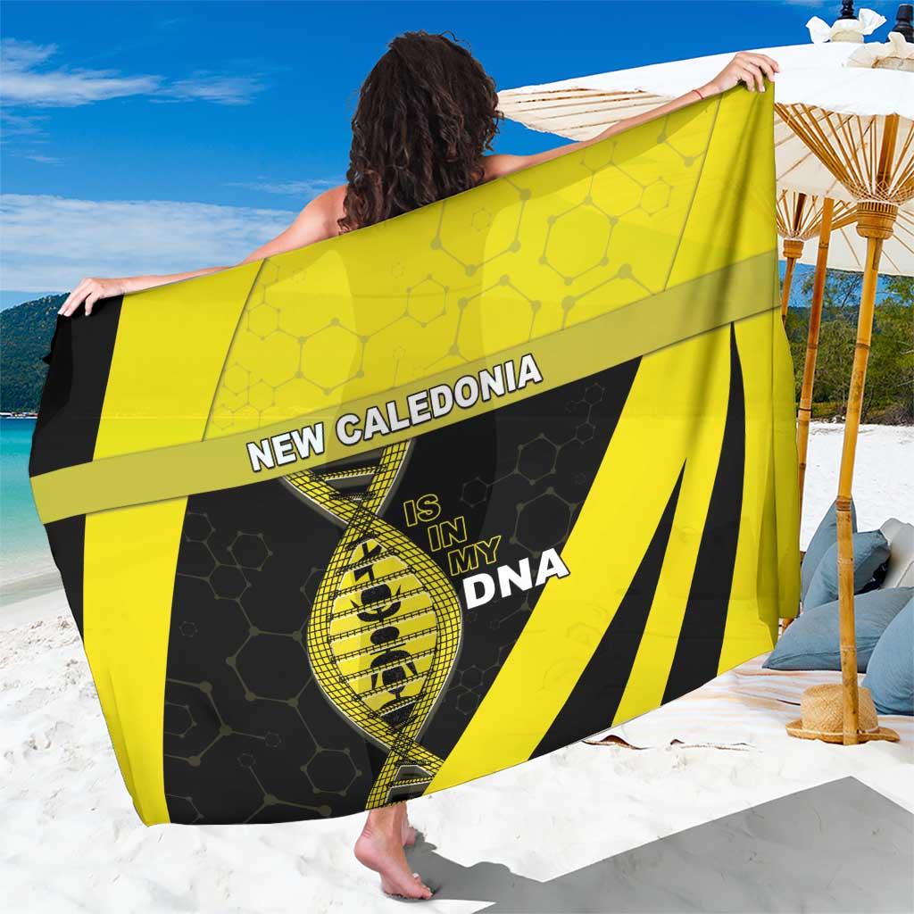 New Caledonia Is In My DNA Sarong DT05 One Size 44 x 66 inches Yellow - Polynesian Pride