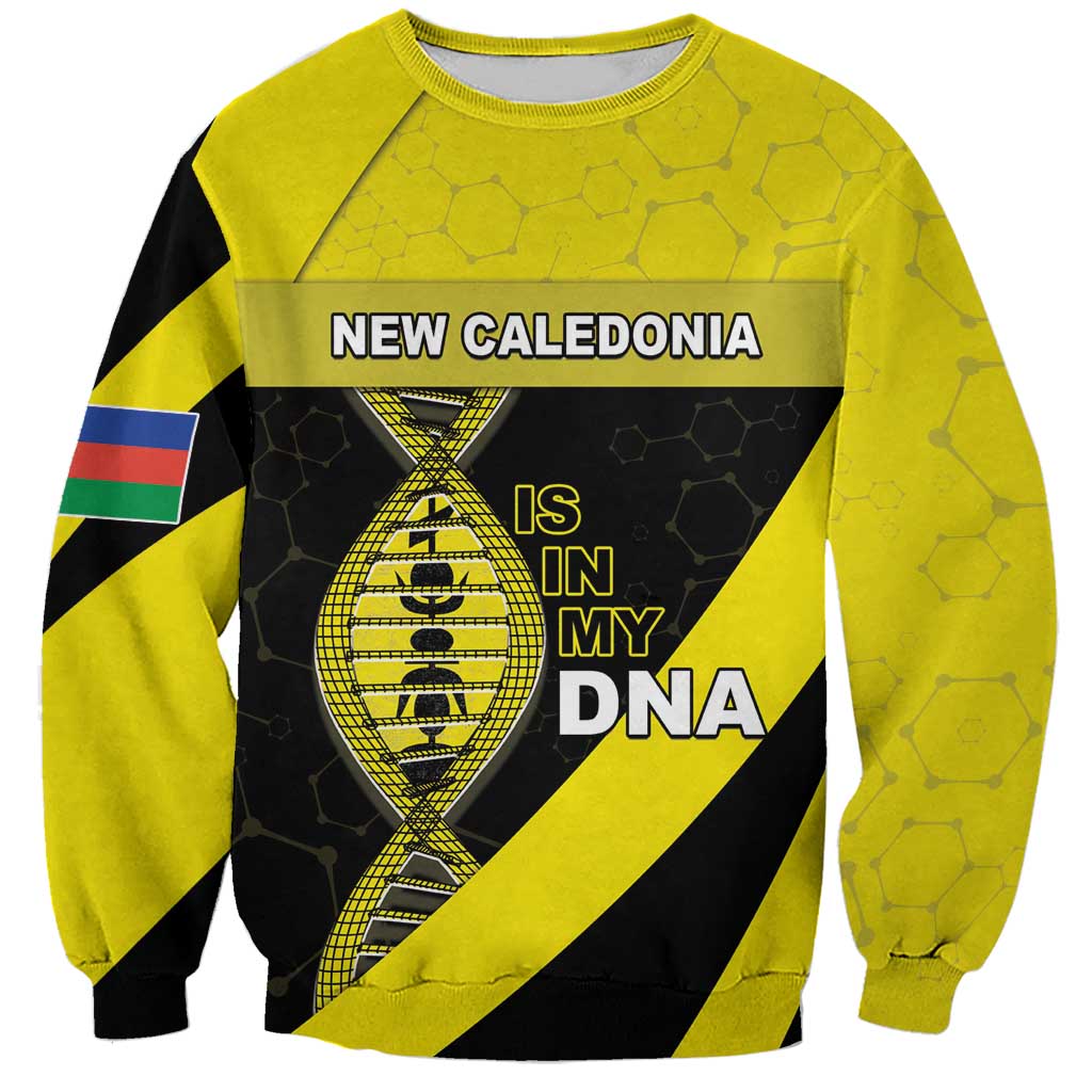 New Caledonia Is In My DNA Sweatshirt DT05 Unisex Yellow - Polynesian Pride