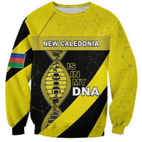 New Caledonia Is In My DNA Sweatshirt DT05 Unisex Yellow - Polynesian Pride