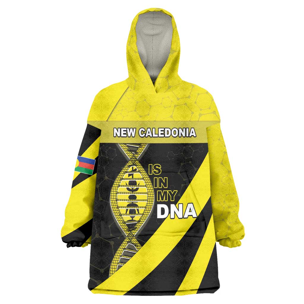 New Caledonia Is In My DNA Wearable Blanket Hoodie DT05 One Size Yellow - Polynesian Pride