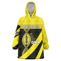 New Caledonia Is In My DNA Wearable Blanket Hoodie DT05 One Size Yellow - Polynesian Pride