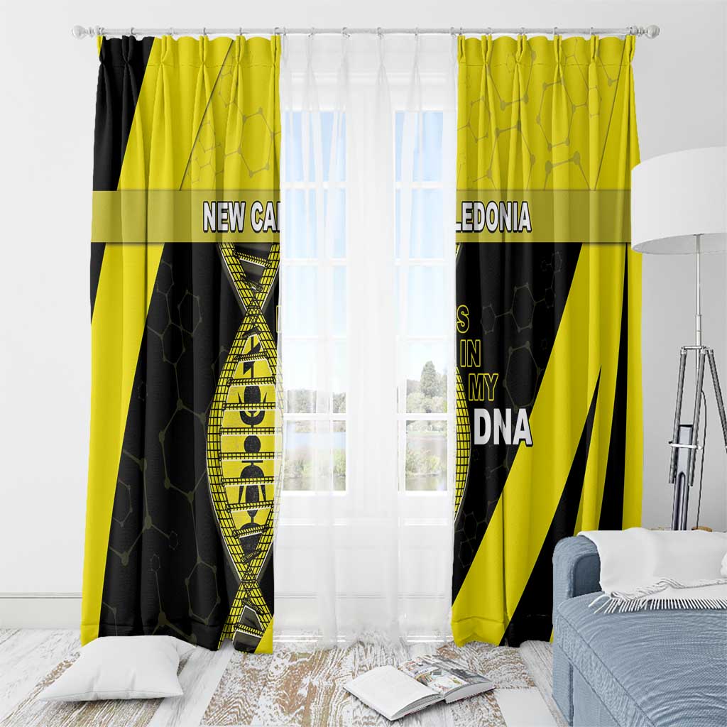 New Caledonia Is In My DNA Window Curtain DT05 - Polynesian Pride
