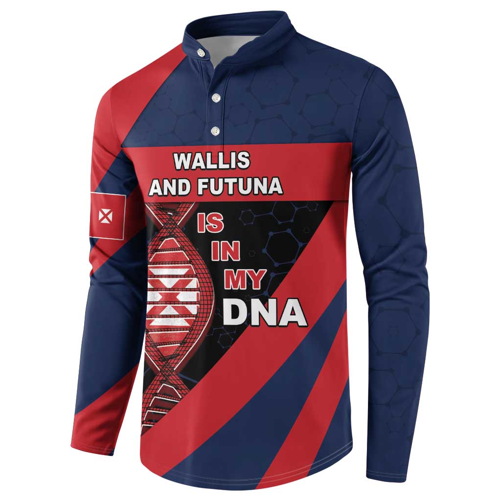 Wallis And Futuna Is In My DNA Button Sweatshirt DT05 - Polynesian Pride
