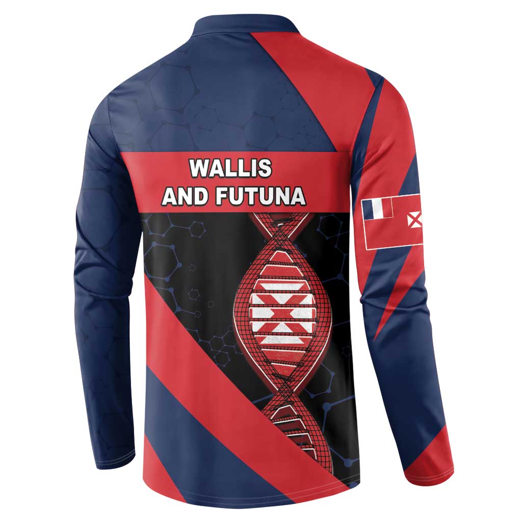 Wallis And Futuna Is In My DNA Button Sweatshirt DT05 - Polynesian Pride