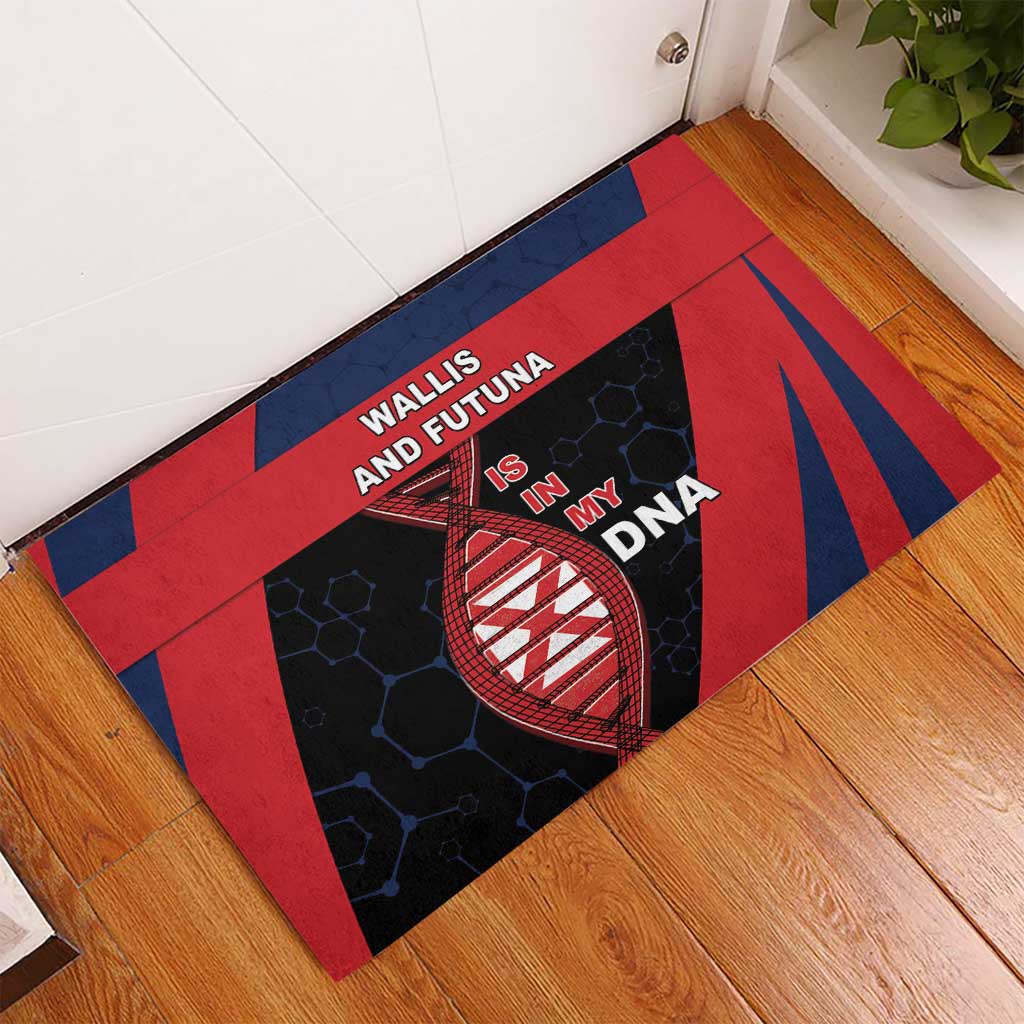 Wallis And Futuna Is In My DNA Rubber Doormat DT05 - Polynesian Pride