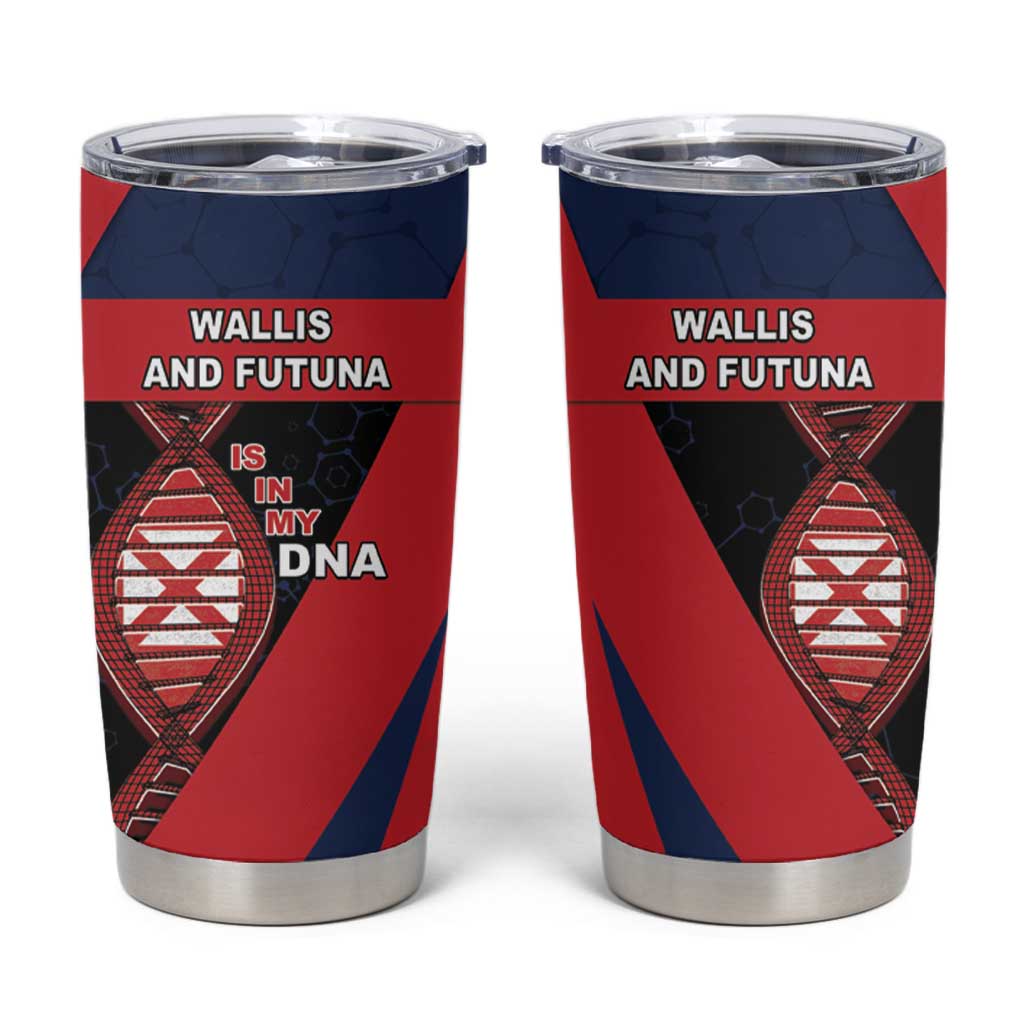 Wallis And Futuna Is In My DNA Tumbler Cup DT05 Multicolor - Polynesian Pride