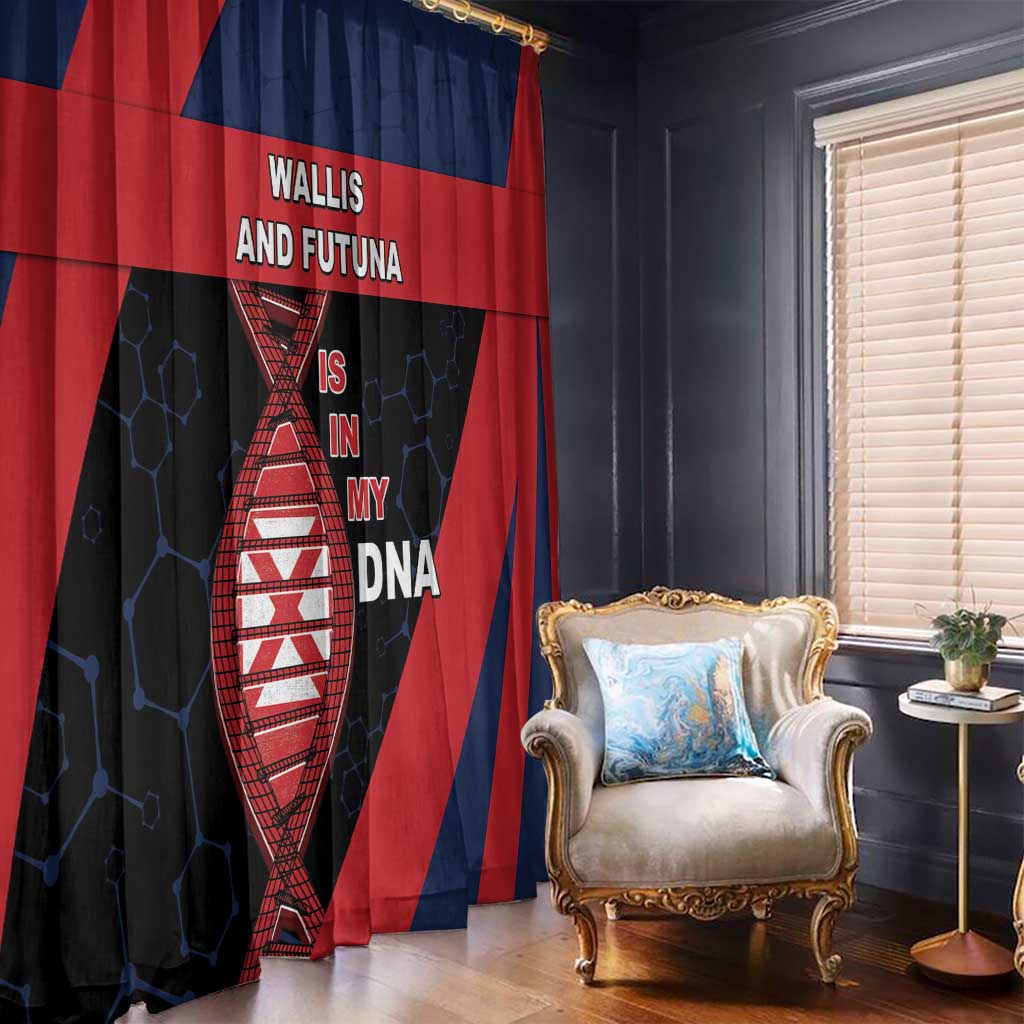 Wallis And Futuna Is In My DNA Window Curtain DT05 - Polynesian Pride