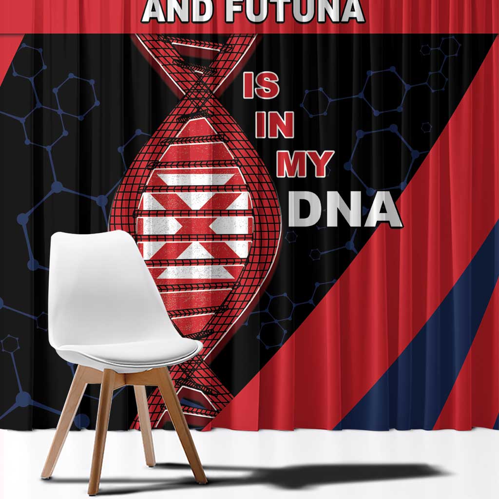 Wallis And Futuna Is In My DNA Window Curtain DT05 - Polynesian Pride