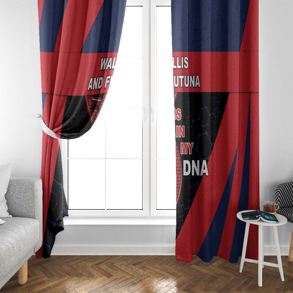 Wallis And Futuna Is In My DNA Window Curtain DT05 - Polynesian Pride