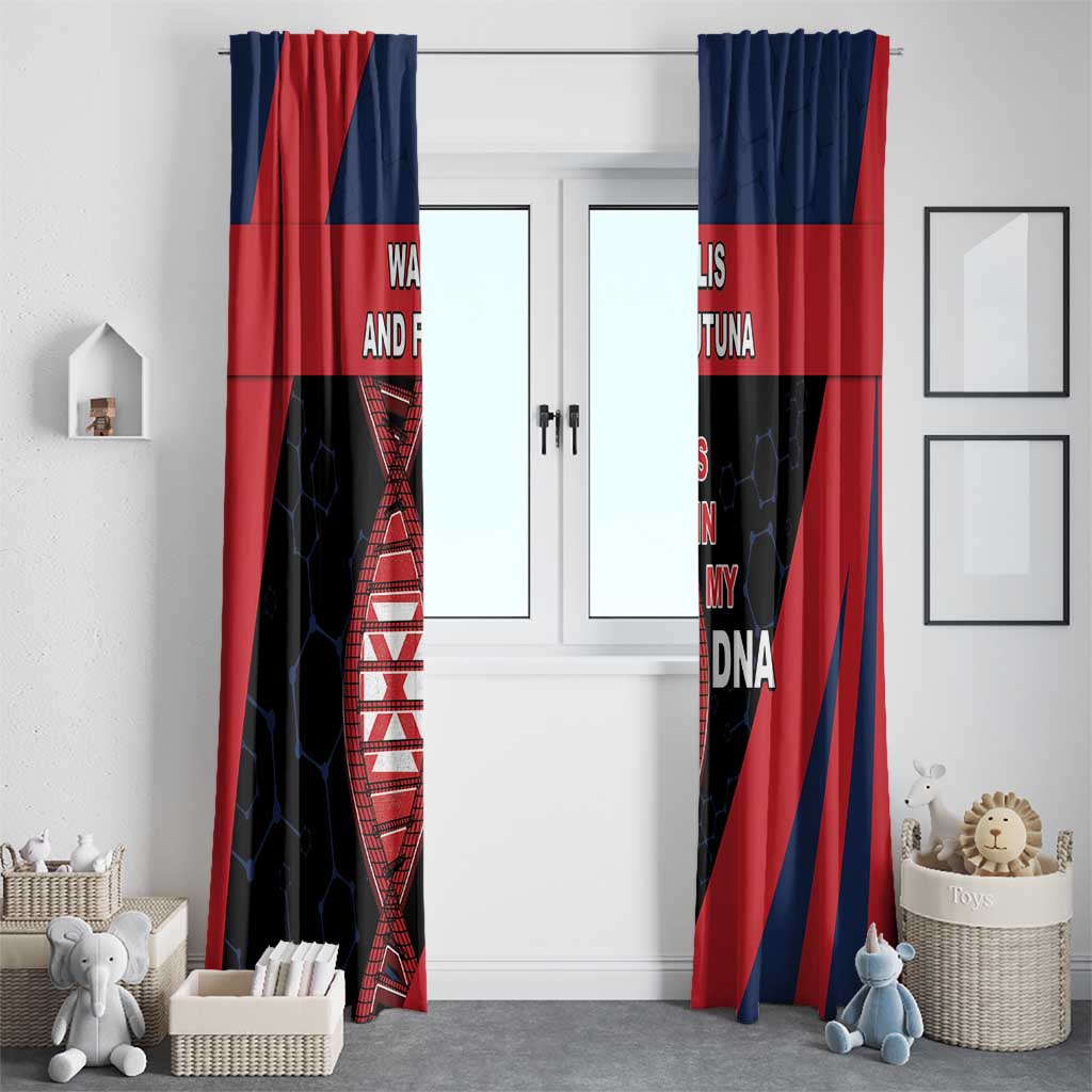 Wallis And Futuna Is In My DNA Window Curtain DT05 - Polynesian Pride