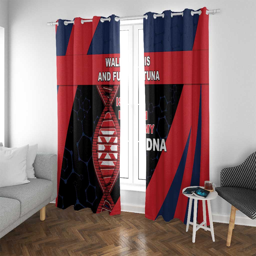 Wallis And Futuna Is In My DNA Window Curtain DT05 With Grommets Multicolor - Polynesian Pride