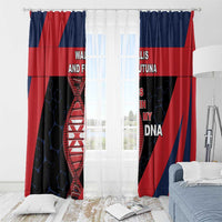 Wallis And Futuna Is In My DNA Window Curtain DT05 - Polynesian Pride