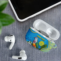 Personalised Palau Biib Bird AirPods Case Rur Flower And Rock Islands Patterns DT05 - Polynesian Pride