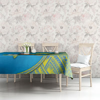 Personalised Palau Biib Bird Tablecloth Rur Flower And Rock Islands Patterns DT05 - Polynesian Pride