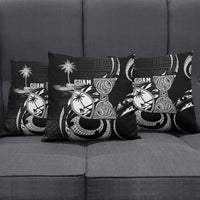 Guam Liberation Day Pillow Cover Black White Latte Stone Tribal Patterns DT05 - Polynesian Pride