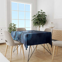New Zealand Matariki Tablecloth Maori Tui Bird Blue Galaxy DT05 - Polynesian Pride