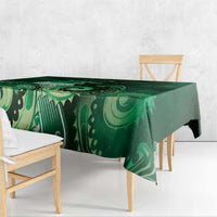 New Zealand Matariki Tablecloth Maori Tui Bird Green Galaxy DT05 - Polynesian Pride