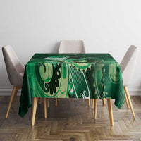 New Zealand Matariki Tablecloth Maori Tui Bird Green Galaxy DT05 - Polynesian Pride
