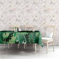 New Zealand Matariki Tablecloth Maori Tui Bird Green Galaxy DT05 - Polynesian Pride