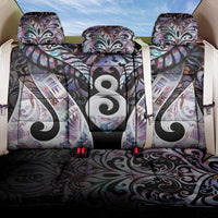 New Zealand Aotearoa Back Car Seat Cover Pikorua Single Twist Pink Paua Shell DT05 One Size Pink - Polynesian Pride