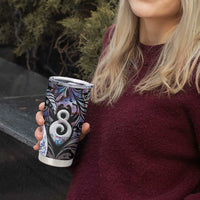 New Zealand Aotearoa Tumbler Cup Pikorua Single Twist Pink Paua Shell DT05 - Polynesian Pride