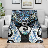 New Zealand Aotearoa Blanket Pikorua Single Twist Green Paua Shell DT05 - Polynesian Pride