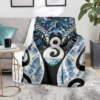 New Zealand Aotearoa Blanket Pikorua Single Twist Green Paua Shell DT05 - Polynesian Pride