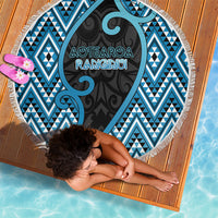 Aotearoa Atua Ranginui Beach Blanket Maori Sky Father Koru Patterns DT05 - Polynesian Pride