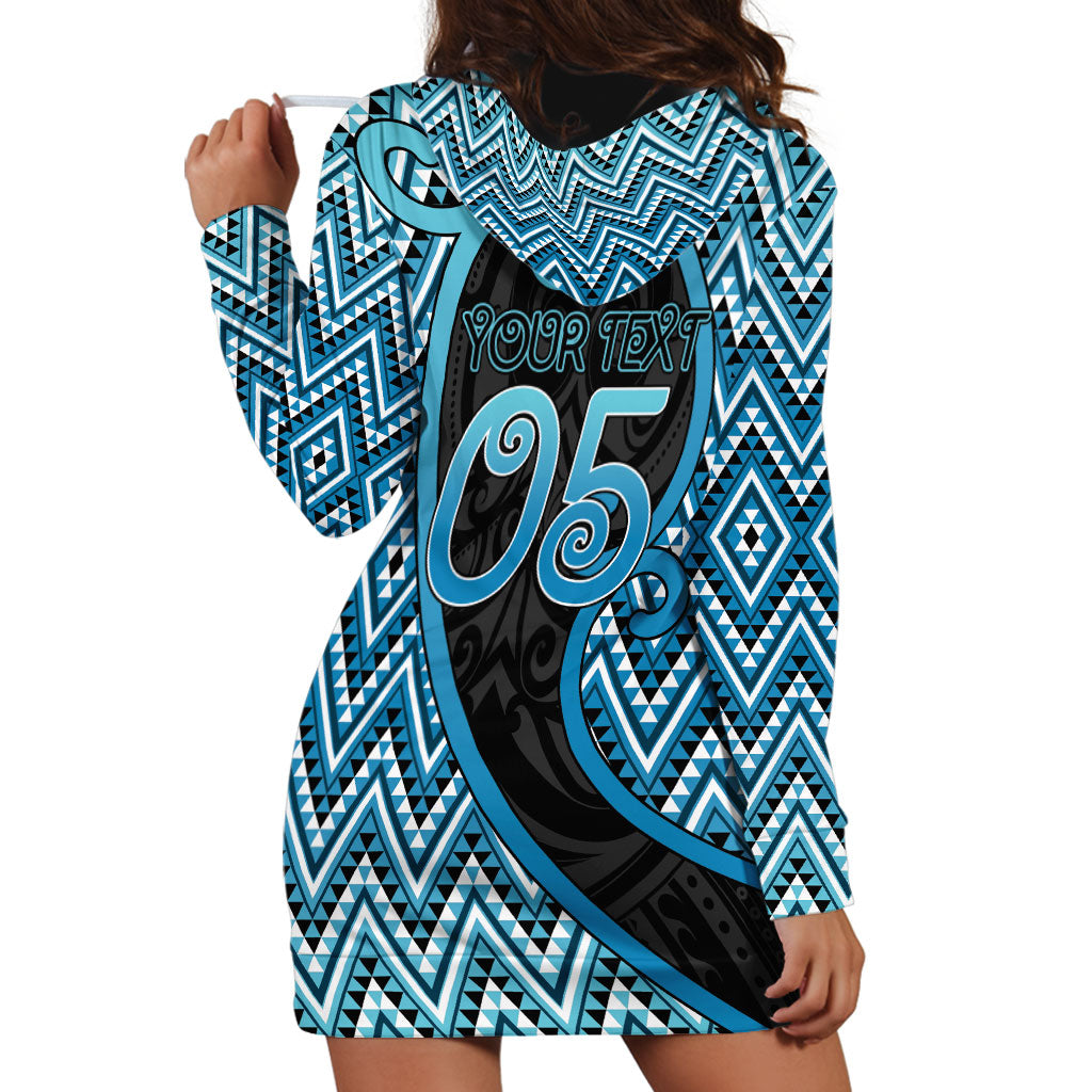 Custom Aotearoa Atua Ranginui Hoodie Dress Maori Sky Father Koru Patterns DT05 - Polynesian Pride