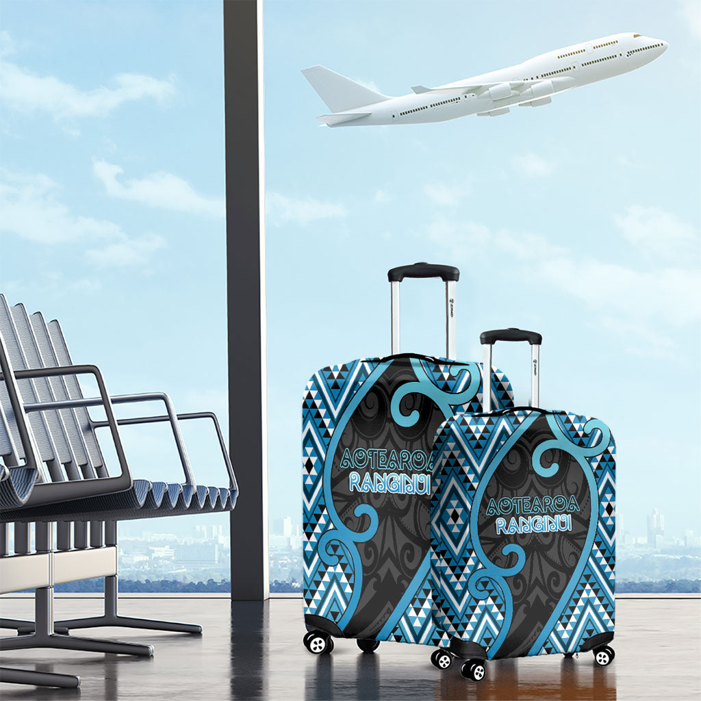 Aotearoa Atua Ranginui Luggage Cover Maori Sky Father Koru Patterns DT05 - Polynesian Pride