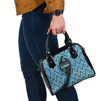 Aotearoa Atua Ranginui Shoulder Handbag Maori Sky Father Koru Patterns DT05 - Polynesian Pride