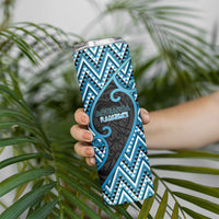 Custom Aotearoa Atua Ranginui Skinny Tumbler Maori Sky Father Koru Patterns DT05 - Polynesian Pride