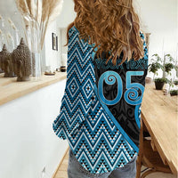 Custom Aotearoa Atua Ranginui Women Casual Shirt Maori Sky Father Koru Patterns DT05 - Polynesian Pride