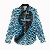 Custom Aotearoa Atua Ranginui Women Casual Shirt Maori Sky Father Koru Patterns DT05 - Polynesian Pride