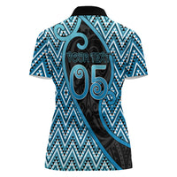 Custom Aotearoa Atua Ranginui Women Polo Shirt Maori Sky Father Koru Patterns DT05 - Polynesian Pride