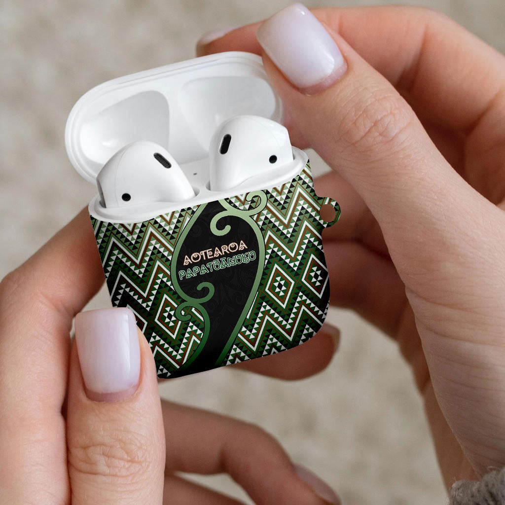 Aotearoa Atua Papatuanuku AirPods Case Earth Mother Father Koru Patterns DT05 - Polynesian Pride