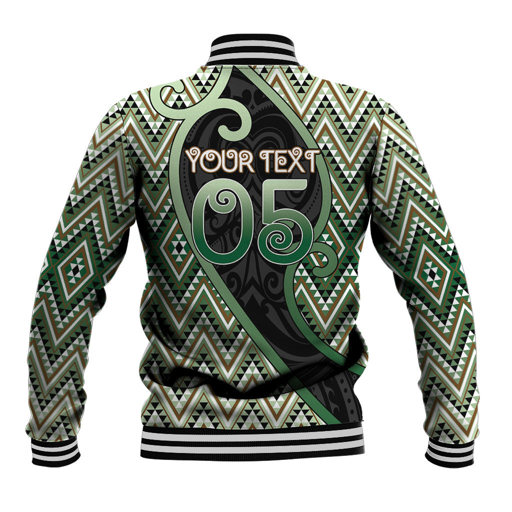 Custom Aotearoa Atua Papatuanuku Baseball Jacket Earth Mother Father Koru Patterns DT05 - Polynesian Pride