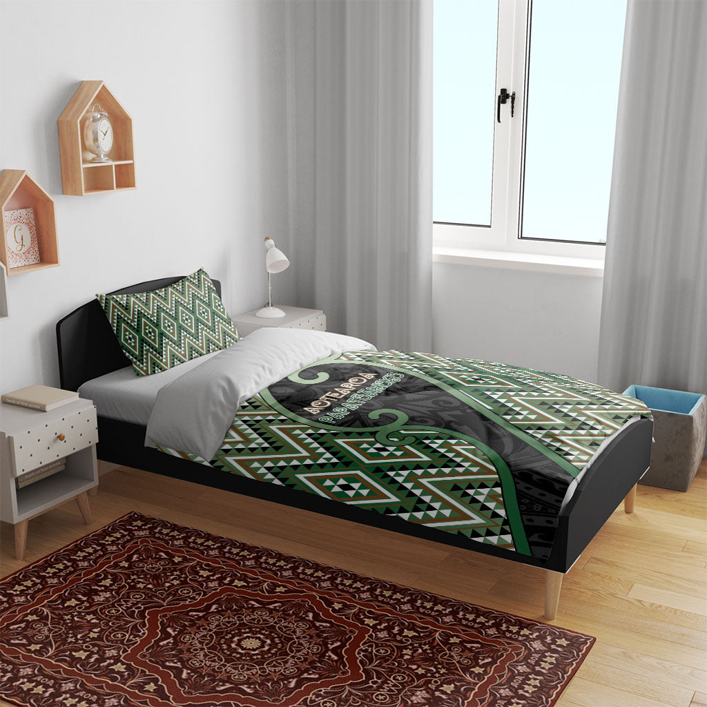 Aotearoa Atua Papatuanuku Bedding Set Earth Mother Father Koru Patterns DT05 - Polynesian Pride