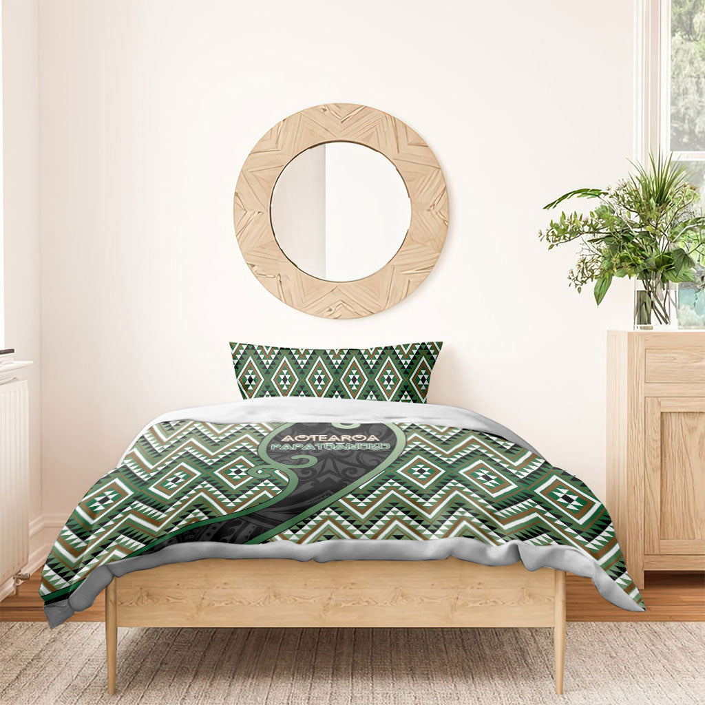 Aotearoa Atua Papatuanuku Bedding Set Earth Mother Father Koru Patterns DT05 - Polynesian Pride