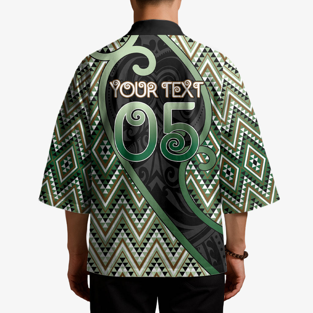 Custom Aotearoa Atua Papatuanuku Kimono Earth Mother Father Koru Patterns DT05 - Polynesian Pride
