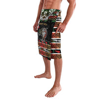 Personalised Ngai Tuhoe Aotearoa Meri Kirihimete Lavalava Maori Kiwi Bird Silver Fern Koru Pattern DT05 - Polynesian Pride
