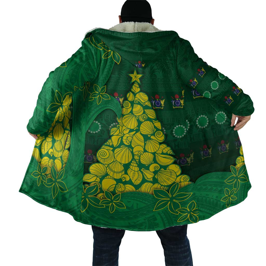 Cook Islands Christmas Cloak Seashell Xmas Tree Tribal Waves DT05 - Polynesian Pride