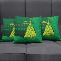 Cook Islands Christmas Pillow Cover Seashell Xmas Tree Tribal Waves DT05 - Polynesian Pride