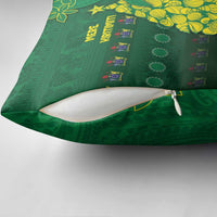 Cook Islands Christmas Pillow Cover Seashell Xmas Tree Tribal Waves DT05 - Polynesian Pride
