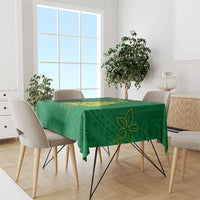 Cook Islands Christmas Tablecloth Seashell Xmas Tree Tribal Waves DT05 - Polynesian Pride