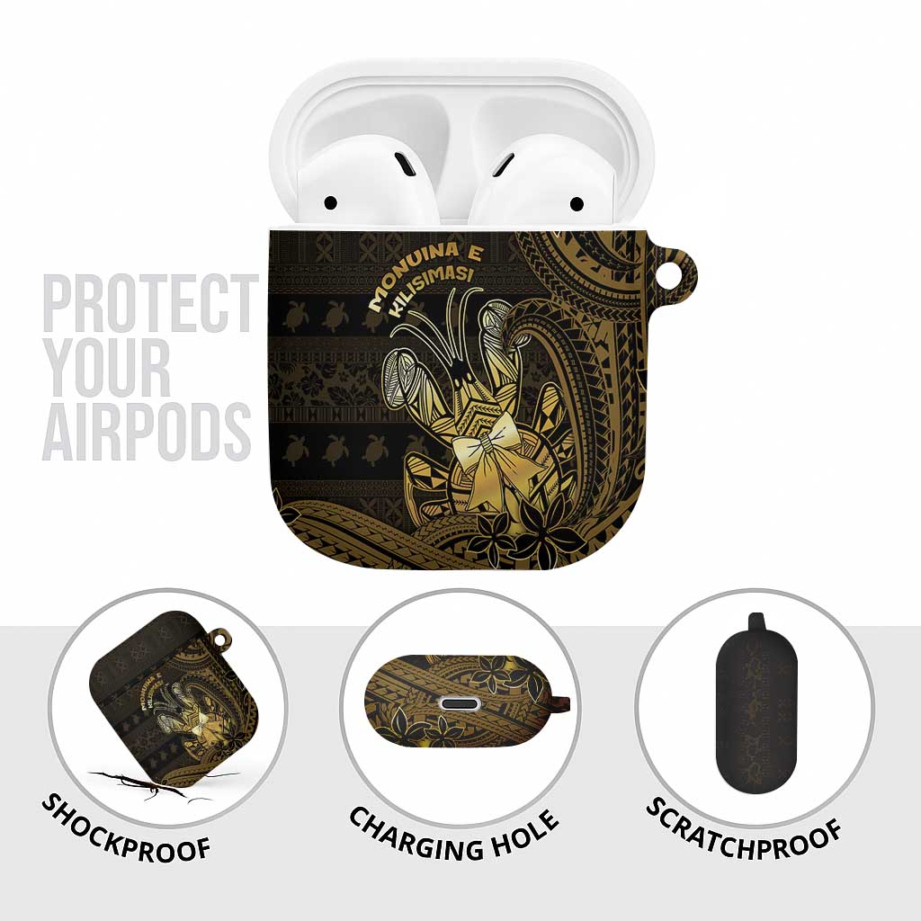Niue Christmas AirPods Case Niuean Crab Xmas Tribal Waves DT05 - Polynesian Pride