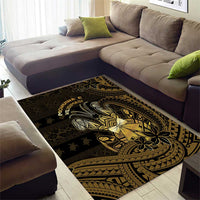 Niue Christmas Area Rug Niuean Crab Xmas Tribal Waves DT05 - Polynesian Pride